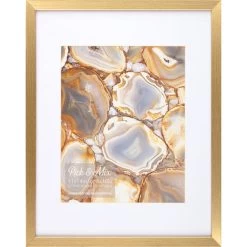 Pick & Mix 11x14 To 8x10 Linear Wall Frame, Gold