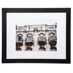 Pick & Mix 16x20 Matted To 11x14 Linear Wall Frame, Black