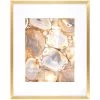 Pick & Mix 16x20 Matted To 11x14 Linear Wall Frame, Gold