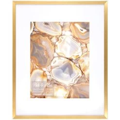 Pick & Mix 16x20 Matted To 11x14 Linear Wall Frame, Gold