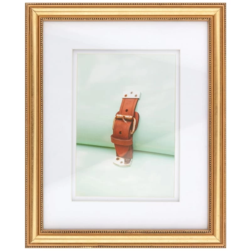 Pick & Mix 8x10 Matted To 5x7 Beaded Wall Frame, Gold 3 Pick & Mix 8x10 Matted To 5x7 Beaded Wall Frame, Gold