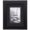 Pick & Mix 8x10 Matted To 5x7 Linear Wall Frame, Black