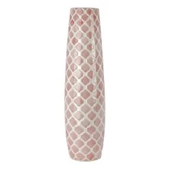 Pink Ceramic Floor Vase, 24"