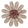 Pink Metal Flower Wall Art, 8" 1 Pink Metal Flower Wall Art, 8" -Finest Home Decoration pink metal flower wall art 8