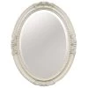 Polyurethane Framed Antique White Oval Wall Mirror, 25x33 -Finest Home Decoration polyurethane framed antique white oval wall mirror 25x33 1