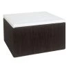 Providence Black & White Seagrass Box, 9" -Finest Home Decoration providence black white seagrass box 9