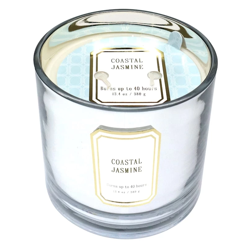 Providence Coastal Jasmine Scented Jar Candle, 13.4oz 3 Providence Coastal Jasmine Scented Jar Candle, 13.4oz