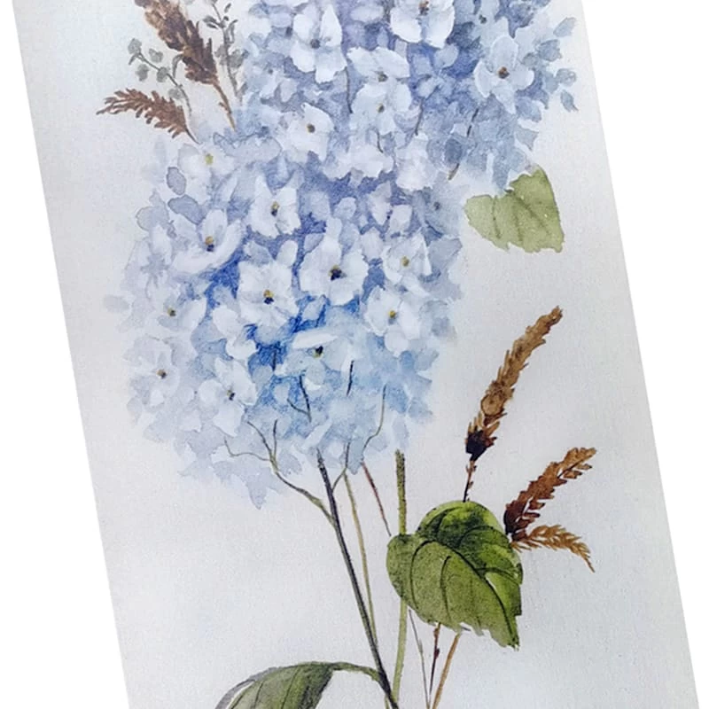 Providence Petite Blue Hydrangea Canvas Wall Art, 12x36 4 Providence Petite Blue Hydrangea Canvas Wall Art, 12x36 - Image 2