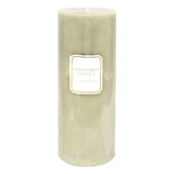 Providence Sandalwood Vanilla Scented Pillar Candle, 4x11