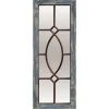 Sea Blue Distressed Framed Panel Wall Mirror, 17x43 -Finest Home Decoration sea blue distressed framed panel wall mirror 17x43 1