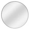 Silver Metal Gallery Round Wall Mirror, 30" 1 Silver Metal Gallery Round Wall Mirror, 30" -Finest Home Decoration silver metal gallery round wall mirror 30
