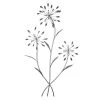 Silver Metal Wall Flower, 16x29 2 Silver Metal Wall Flower, 16x29 -Finest Home Decoration silver metal wall flower 16x29 1