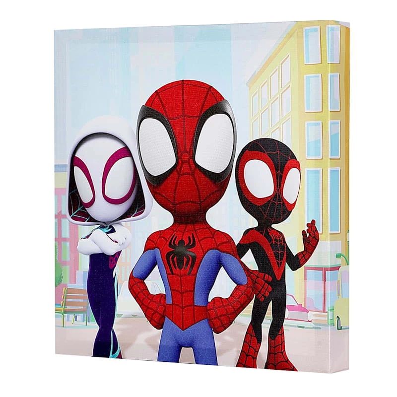 Spidey & Friends Canvas Wall Art, 12" 4 Spidey & Friends Canvas Wall Art, 12" - Image 2