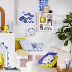 Tracey Boyd Blue Medallion Print Decorative Box, 6x5 -Finest Home Decoration tracey boyd blue medallion print decorative box 6x5 2