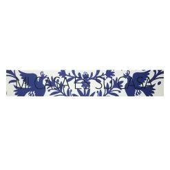Tracey Boyd Blue & White Mi Casa Su Casa Canvas Wall Art, 36x6