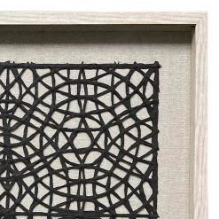 Tracey Boyd Glass Framed Rice Paper Wall Art, 25" -Finest Home Decoration tracey boyd glass framed rice paper wall art 25 2