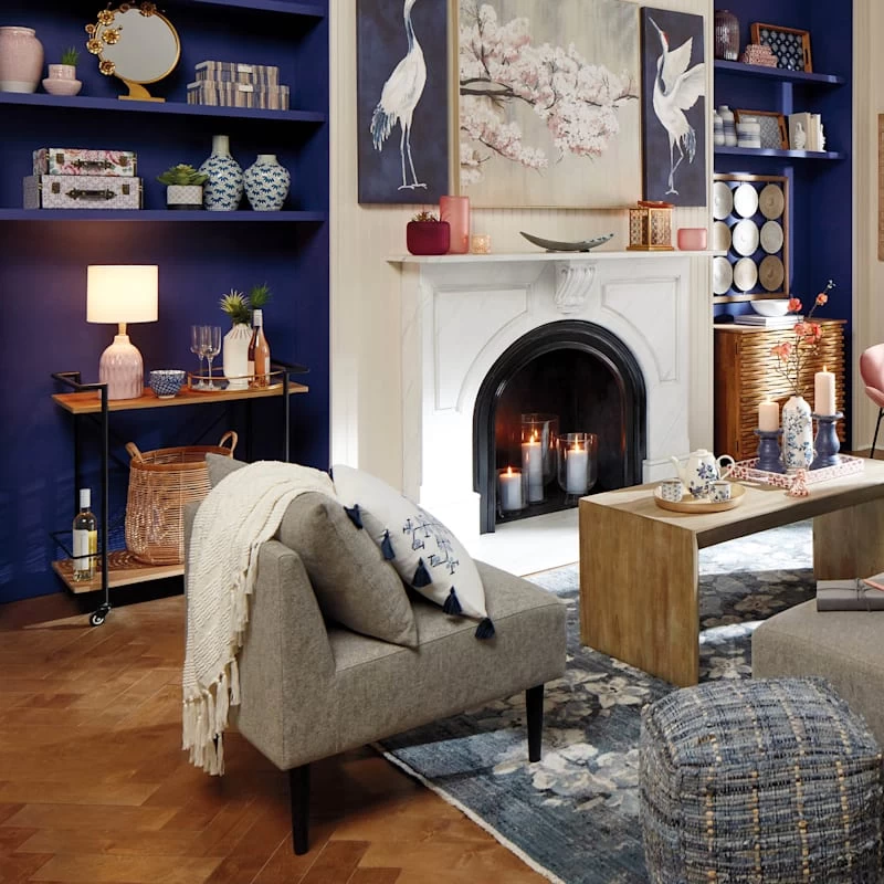 Tracey Boyd Gold Metal Decorative Tray, 14" 4 Tracey Boyd Gold Metal Decorative Tray, 14" - Image 2