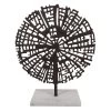 Tracey Boyd Round Brown Iron Table Decor, 15" -Finest Home Decoration tracey boyd round brown iron table decor 15