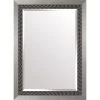 Triple Beaded Silver Wall Mirror, 30x36
