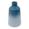 Ty Pennington Blue Ceramic Vase, 8.7"