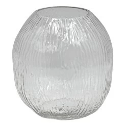 Ty Pennington Clear Glass Vase, 6"