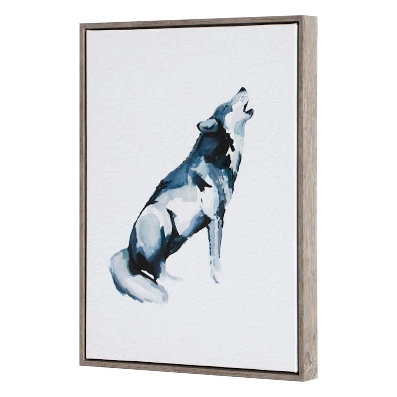 Ty Pennington Framed Wolf Canvas Wall Art, 12x16 4 Ty Pennington Framed Wolf Canvas Wall Art, 12x16 - Image 2