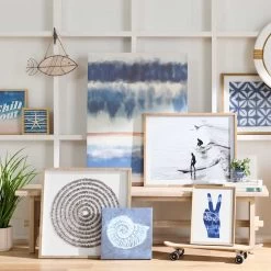 Ty Pennington Glass Framed Shells Wall Art, 25" -Finest Home Decoration ty pennington glass framed shells wall art 25 3