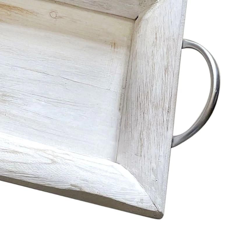 Ty Pennington Natural Wood Decorative Tray, 20" 4 Ty Pennington Natural Wood Decorative Tray, 20" - Image 2