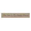 Ty Pennington The Sea Is My Happy Place Canvas Wall Art, 36x6