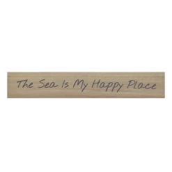 Ty Pennington The Sea Is My Happy Place Canvas Wall Art, 36x6
