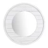 Ty Pennington White Faux Wood Round Wall Mirror, 30" -Finest Home Decoration ty pennington white faux wood round wall mirror 30