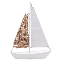 Ty Pennington Wooden Sailboat Table Decor, 15"