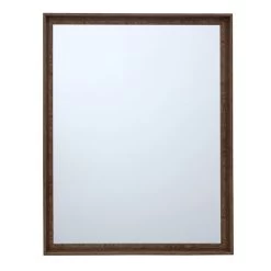 Warm Walnut Wall Mirror, 22x28