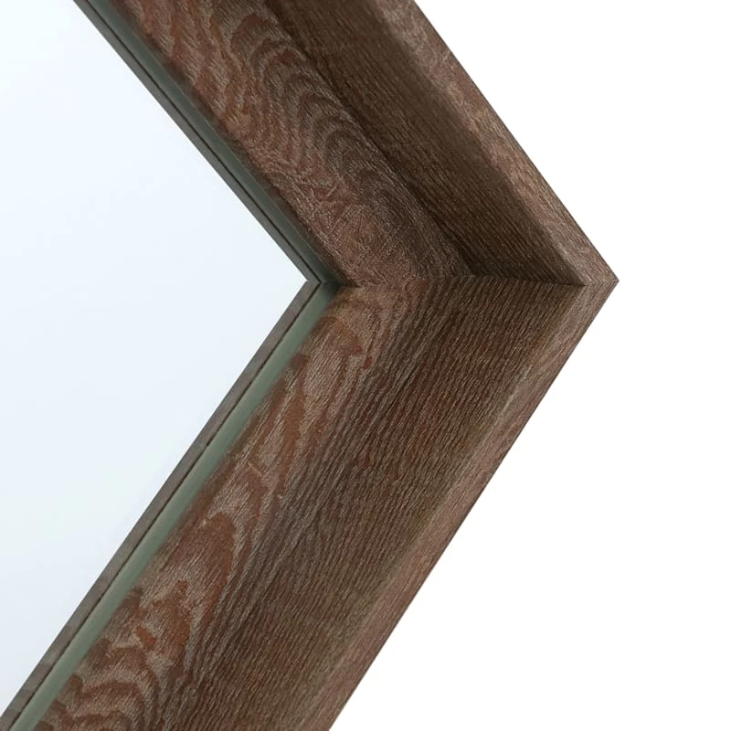 Warm Walnut Wall Mirror, 22x28 5 Warm Walnut Wall Mirror, 22x28 - Image 3