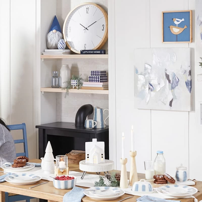 White Ceramic Vase, 10" 4 White Ceramic Vase, 10" - Image 2