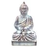 White Distressed Ceramic Buddha, 10" -Finest Home Decoration white distressed ceramic buddha 10