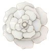 White Metal Wall Flower Wall Decor, 24"