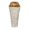 White Woven Vase, 24" -Finest Home Decoration white woven vase 24