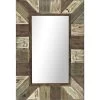 Wood Wall Mirror, 28x40 -Finest Home Decoration wood wall mirror 28x40 1
