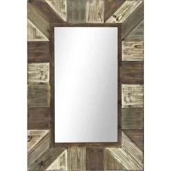 Wood Wall Mirror, 28x40