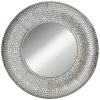 Woven-Look Studio Round Wall Mirror, 24" 1 Woven-Look Studio Round Wall Mirror, 24" -Finest Home Decoration woven look studio round wall mirror 24